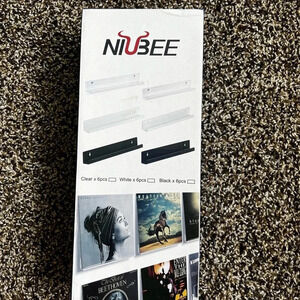 Niubee vinyl record shelf